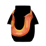 Amel Motley Corn Snake Print Dog Zip Up Hoodie