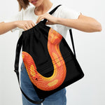 Amel Motley Corn Snake Print Drawstring Backpack