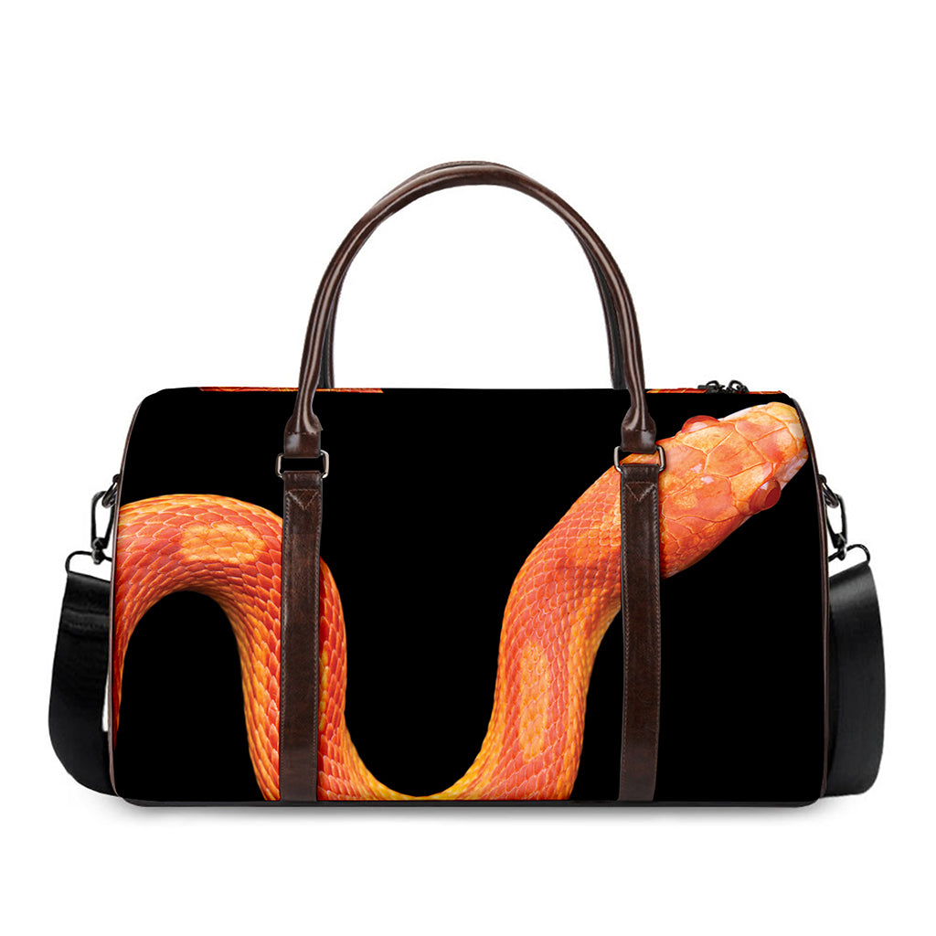Amel Motley Corn Snake Print Duffle Bag