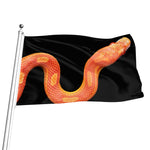 Amel Motley Corn Snake Print Flag
