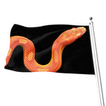 Amel Motley Corn Snake Print Flag