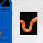 Amel Motley Corn Snake Print Garden Flag