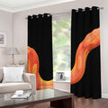 Amel Motley Corn Snake Print Grommet Curtains