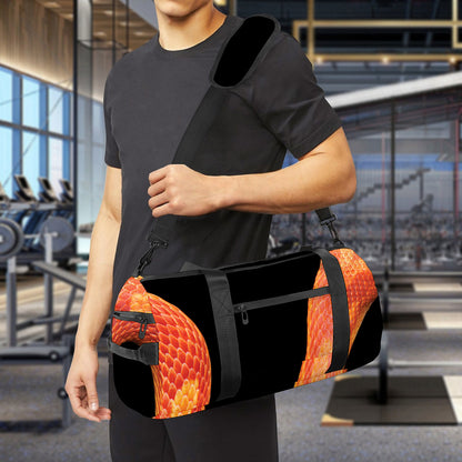 Amel Motley Corn Snake Print Gym Bag