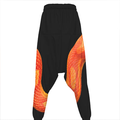 Amel Motley Corn Snake Print Hammer Pants