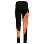 Amel Motley Corn Snake Print High-Waisted Pocket Leggings