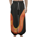 Amel Motley Corn Snake Print Lantern Pants
