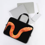 Amel Motley Corn Snake Print Laptop Sleeve With Handle