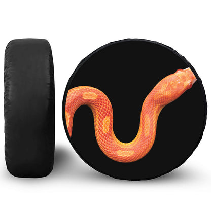 Amel Motley Corn Snake Print Leather Spare Tire Cover