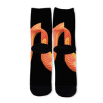 Amel Motley Corn Snake Print Long Socks