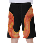 Amel Motley Corn Snake Print Men's Beach Shorts