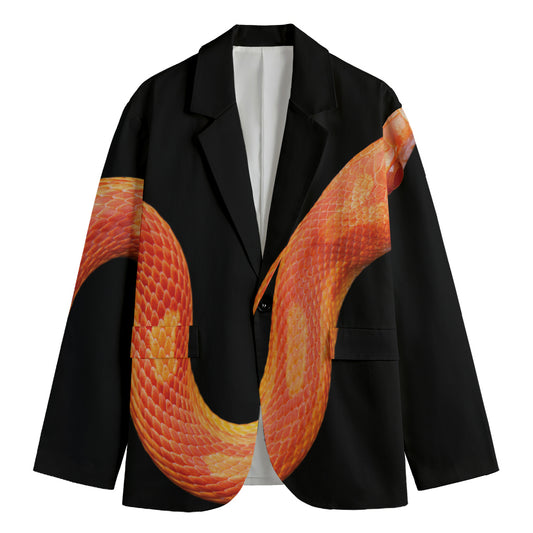 Amel Motley Corn Snake Print Men's Blazer