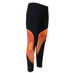 Amel Motley Corn Snake Print Men's Compression Pants