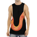 Amel Motley Corn Snake Print Men's Muscle Tank Top