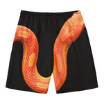 Amel Motley Corn Snake Print Men's Swim Trunks