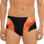 Amel Motley Corn Snake Print Men's Triangle Swim Briefs