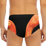 Amel Motley Corn Snake Print Men's Triangle Swim Briefs
