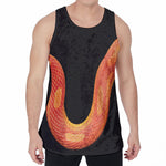 Amel Motley Corn Snake Print Men's Velvet Tank Top