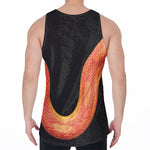 Amel Motley Corn Snake Print Men's Velvet Tank Top
