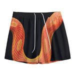 Amel Motley Corn Snake Print Mesh Shorts