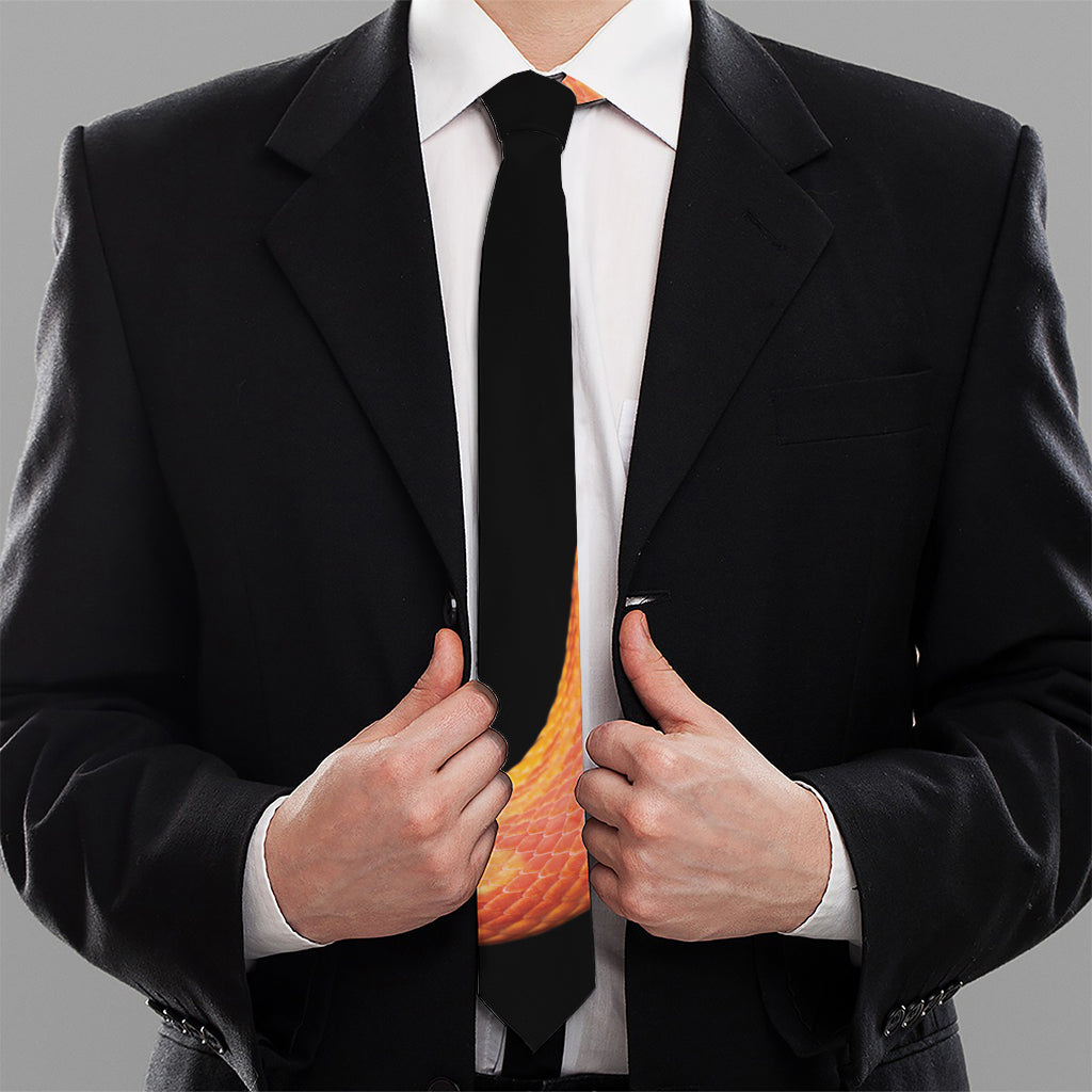 Amel Motley Corn Snake Print Necktie