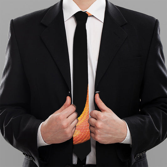 Amel Motley Corn Snake Print Necktie