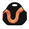 Amel Motley Corn Snake Print Neoprene Lunch Bag