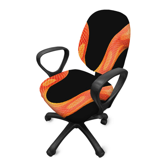 Amel Motley Corn Snake Print Office Chair Cover