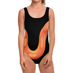 Amel Motley Corn Snake Print One Piece Swimsuit