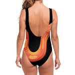 Amel Motley Corn Snake Print One Piece Swimsuit