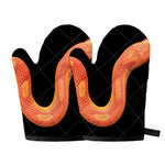Amel Motley Corn Snake Print Oven Mitts