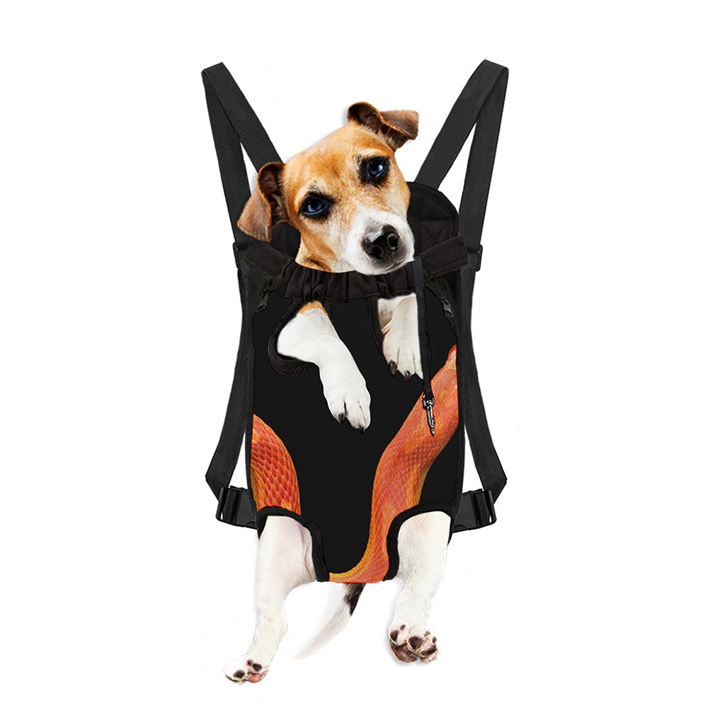 Amel Motley Corn Snake Print Pet Carrier Backpack