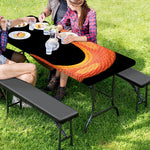 Amel Motley Corn Snake Print Picnic Table Cover