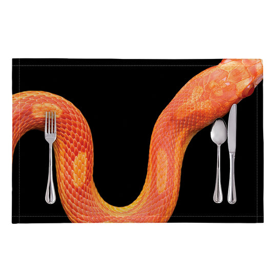 Amel Motley Corn Snake Print Placemat