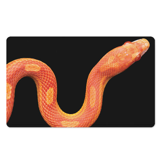Amel Motley Corn Snake Print Polyester Doormat