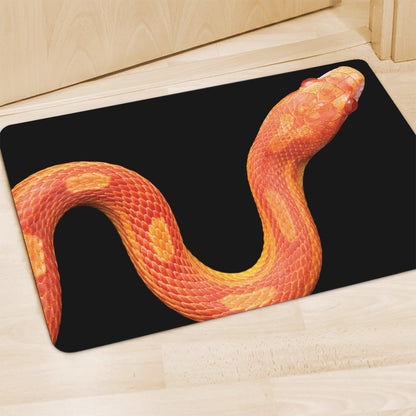Amel Motley Corn Snake Print Polyester Doormat