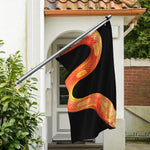 Amel Motley Corn Snake Print Polyester Flag