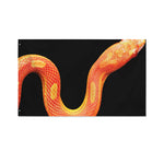 Amel Motley Corn Snake Print Polyester Flag
