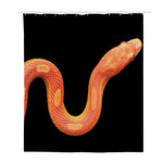 Amel Motley Corn Snake Print Polyester Shower Curtain