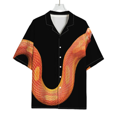 Amel Motley Corn Snake Print Rayon Hawaiian Shirt