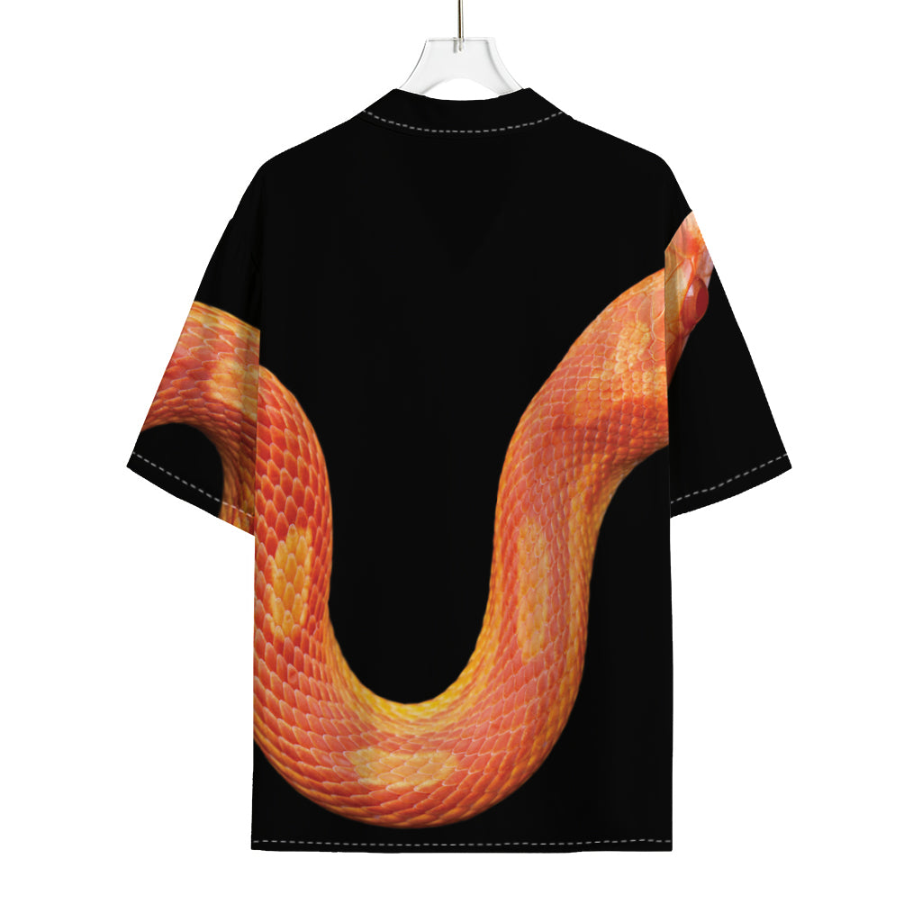 Amel Motley Corn Snake Print Rayon Hawaiian Shirt