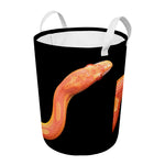 Amel Motley Corn Snake Print Round Laundry Basket