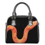 Amel Motley Corn Snake Print Shoulder Handbag