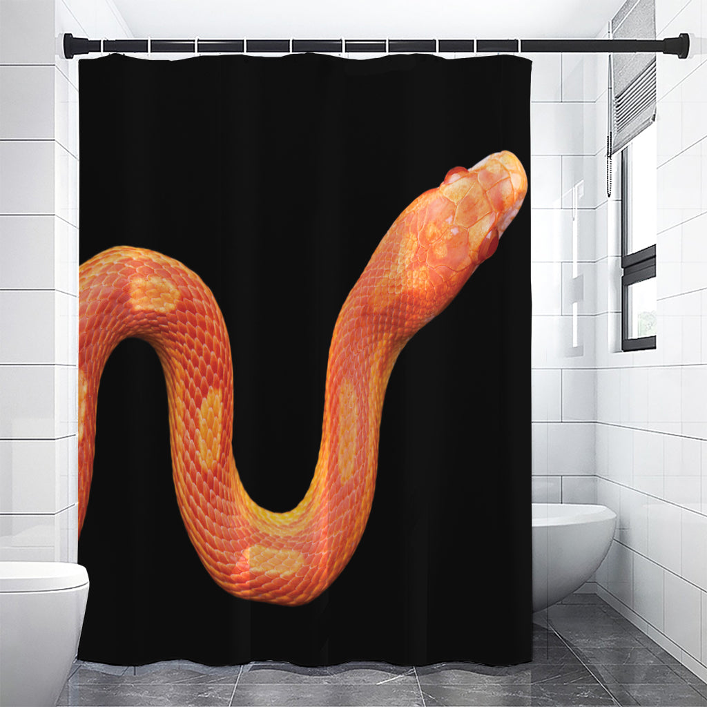 Amel Motley Corn Snake Print Shower Curtain
