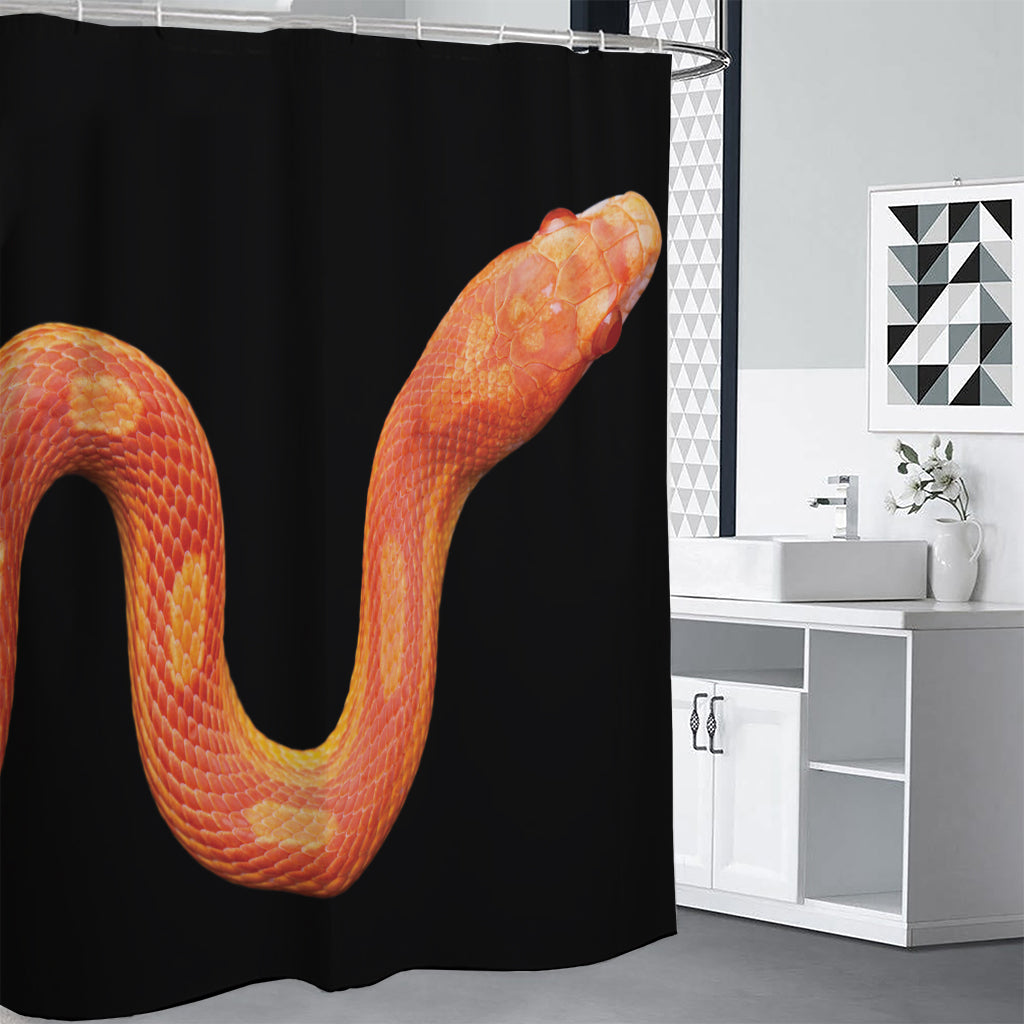 Amel Motley Corn Snake Print Shower Curtain