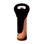 Amel Motley Corn Snake Print Single Neoprene Wine Tote