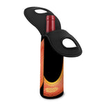 Amel Motley Corn Snake Print Single Neoprene Wine Tote