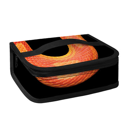 Amel Motley Corn Snake Print Small Lunch Bag