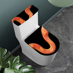 Amel Motley Corn Snake Print Toilet Lid And Tank Cover Set