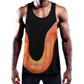 Amel Motley Corn Snake Print Men's Workout Tank Top